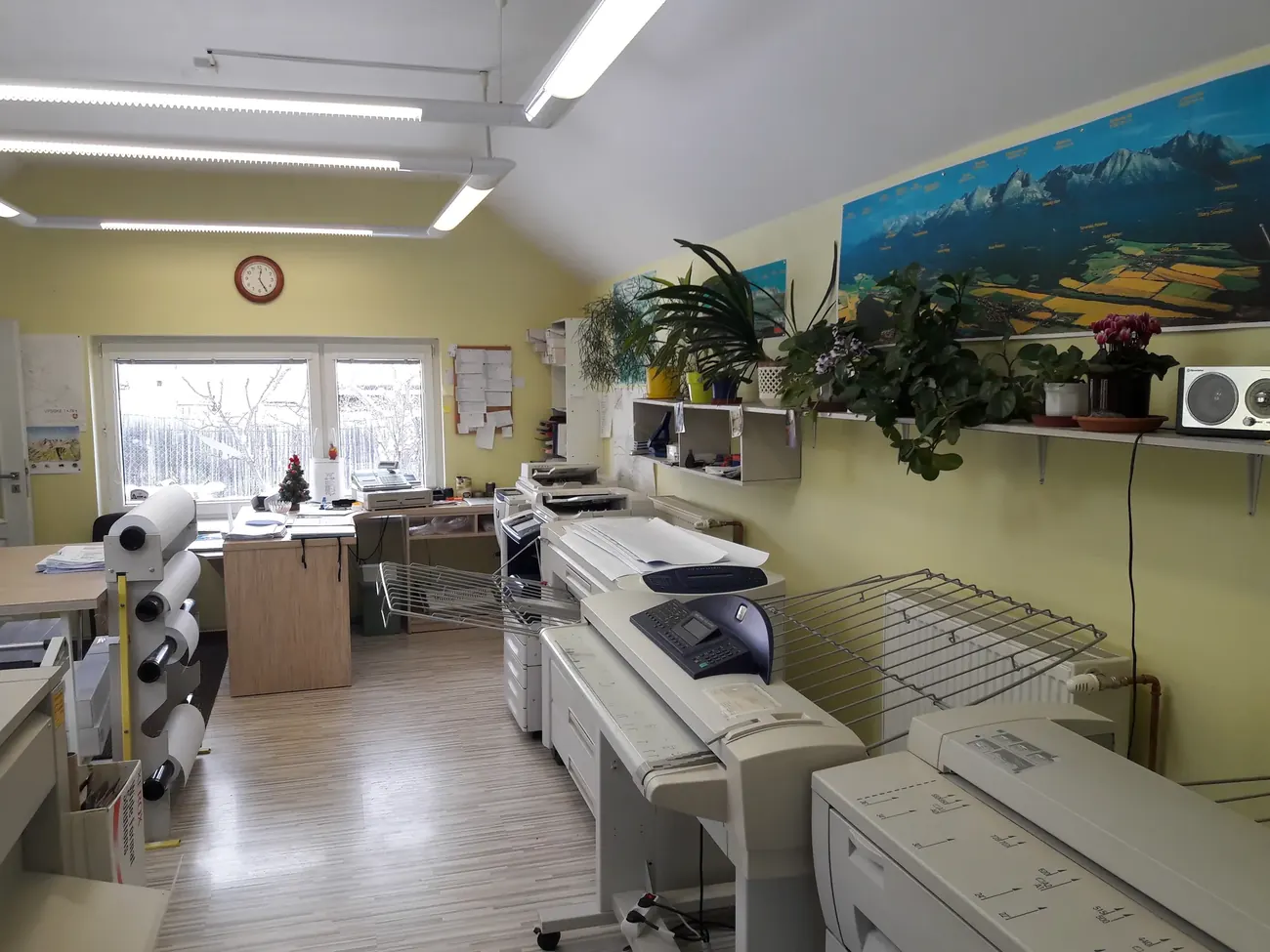 Pracovisko veľkoformátovej tlače